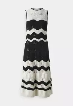 Вязаное платье GAP, черный