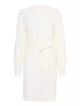 Вязаное платье ICHI, белый