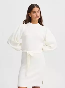 Вязаное платье ихламора др Ichi, белый