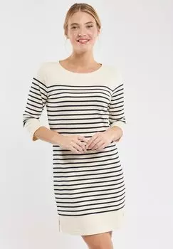 Вязаное платье ILE-TUDY Armor lux, цвет Nature/Rich Navy