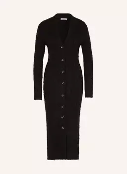 Вязаное платье из альпаки Mrs & Hugs, черный