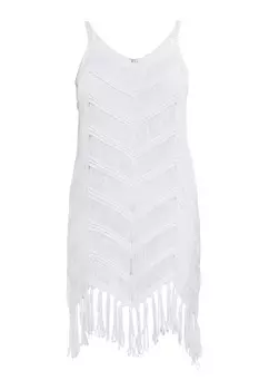 Вязаное платье IZIA, белый