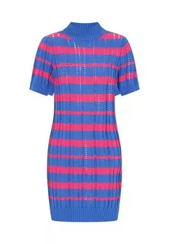 Вязаное платье IZIA Boho, синий