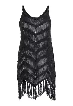 Вязаное платье IZIA, черный