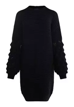 Вязаное платье IZIA, черный