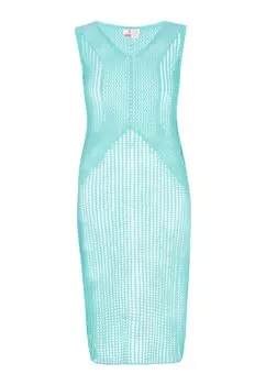 Вязаное платье IZIA, зеленый