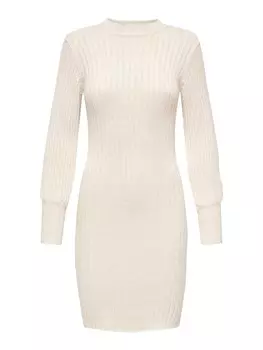 Вязаное платье JDY Knitted dress Magda, кремовый