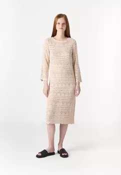 Вязаное платье Jdysun Boat Neck JDY, песочная ракушка