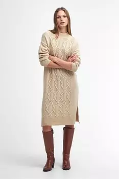 Вязаное платье Элиша Barbour, бежевый