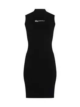 Вязаное платье KARL LAGERFELD JEANS, черный