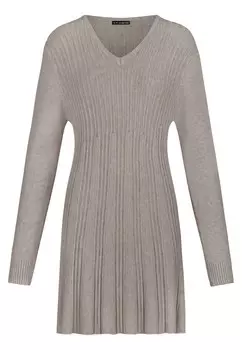 Вязаное платье Kraimod, серый