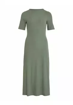 Вязаное платье KURZARM VILA, пестрый зеленый