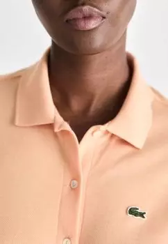 Вязаное платье Lacoste, абрикос