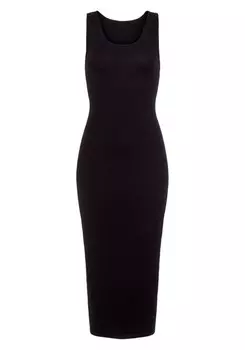 Вязаное платье LASCANA Knitted dress, черный