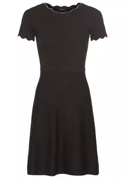 Вязаное платье LAURA SCOTT, черный