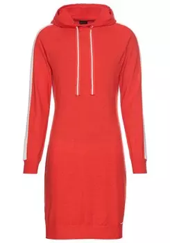 Вязаное платье LAURA SCOTT, красный