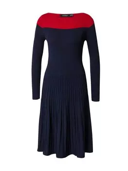 Вязаное платье Lauren Ralph Lauren, темно-синий