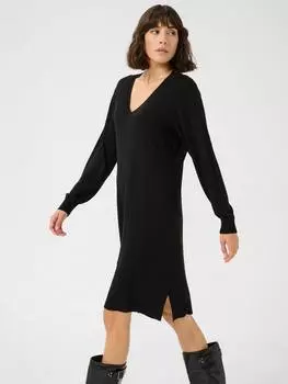 Вязаное платье lizza KAFFE, черный