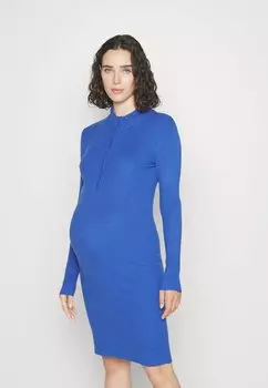 Вязаное платье MAMALICIOUS, синий