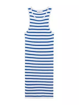 Вязаное платье MANGO Orwell, синий