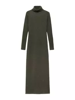 Вязаное платье MANGO RIO, хаки