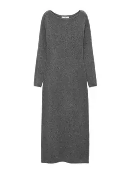 Вязаное платье MANGO Seeds, цвет Graphite