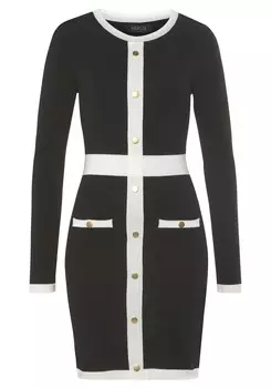 Вязаное платье Melrose, черный