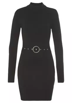 Вязаное платье MELROSE Knitted dress, черный