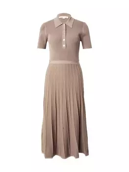 Вязаное платье MICHAEL Michael Kors FIT N FLARE, цвет Mocha
