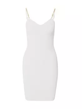 Вязаное платье MICHAEL Michael Kors Knitted dress EMPIRE, белый