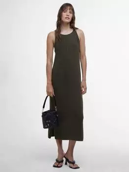 Вязаное платье миди от дакоты Barbour, цвет Envy