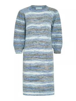Вязаное платье minus Misja, синий