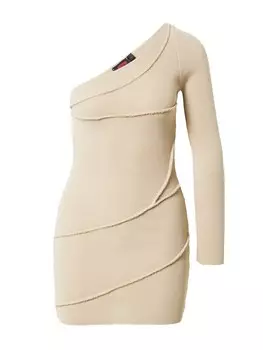 Вязаное платье Misspap, бежевый