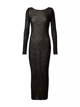 Вязаное платье Misspap, черный