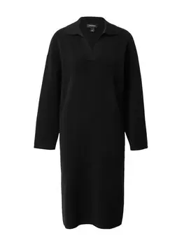 Вязаное платье Monki Knitted dress, черный