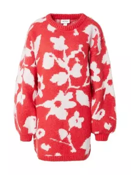 Вязаное платье Monki, красный