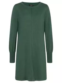 Вязаное платье MORE & MORE Knitted dress, темно-зеленый