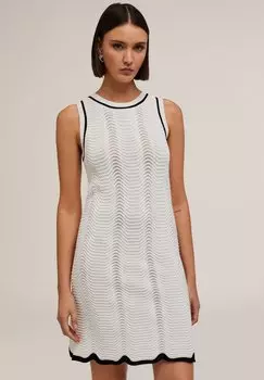 Вязаное платье Motivi, белый
