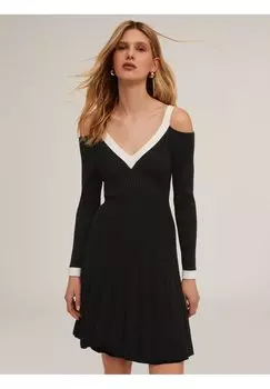 Вязаное платье Motivi, черный