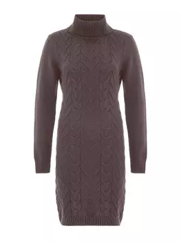 Вязаное платье Moxx Paris Belicia, коричневый