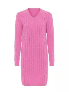 Вязаное платье Moxx Paris Knitted dress Paulina, розовый