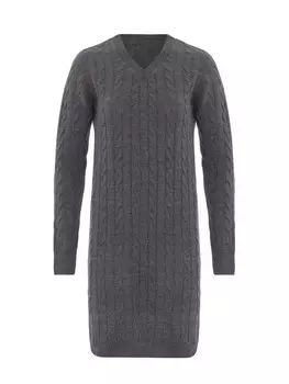 Вязаное платье Moxx Paris Knitted dress Paulina, серый