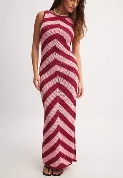 Вязаное платье NA-KD, мультиколор