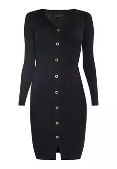 Вязаное платье NAEMI, черный