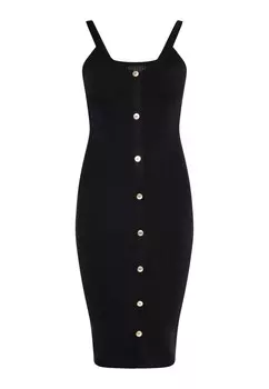 Вязаное платье NAEMI Knitted dress, черный