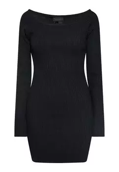 Вязаное платье NAEMI Knitted dress, черный