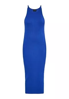 Вязаное платье NAEMI Knitted dress, коабльтовый синий
