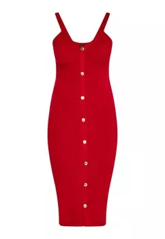 Вязаное платье NAEMI Knitted dress, красный