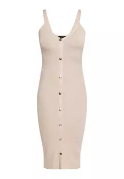 Вязаное платье NAEMI Knitted dress, кремовый