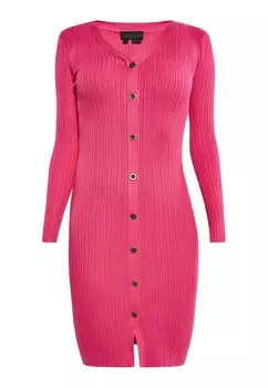 Вязаное платье NAEMI Knitted dress, розовый
